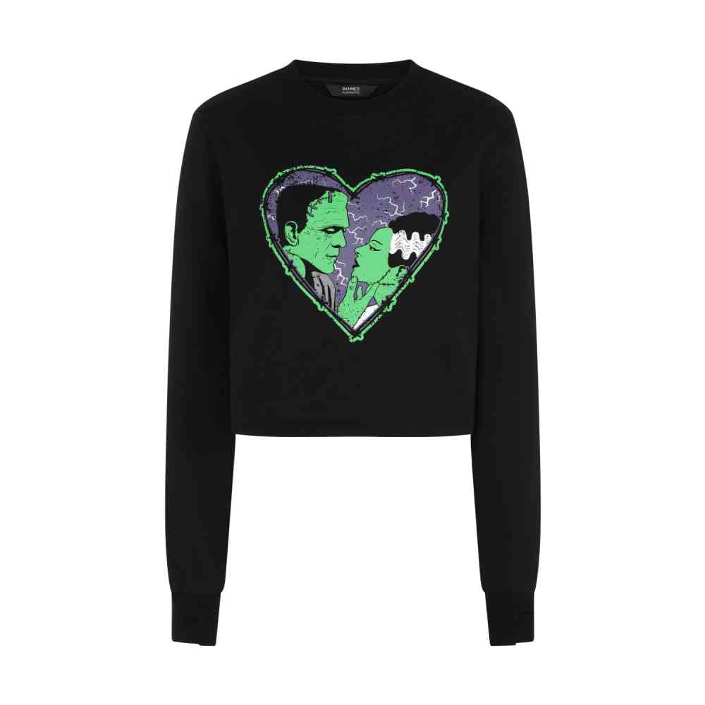 Banned - MADE FOR EACH OTHER Sweater/trui - Zwart